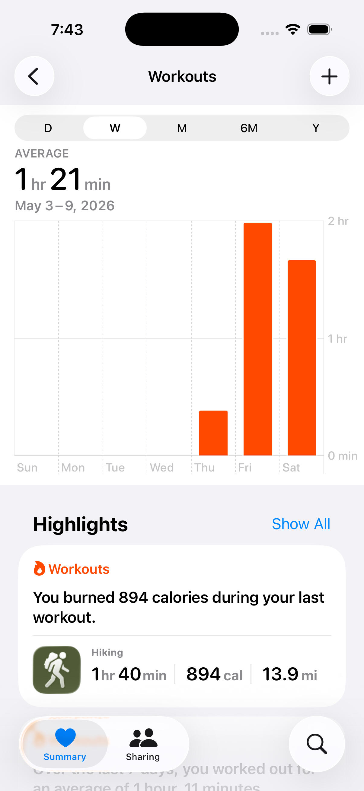 Apple Health Syncing Apple Health workout summary showing RuckHero ruck workouts and calories synced to Apple Health